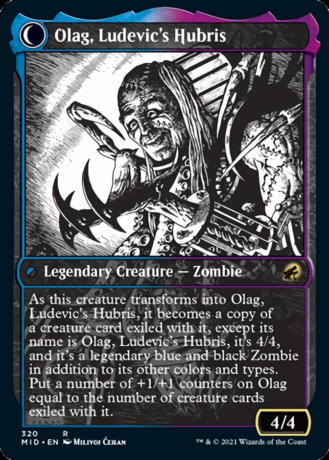 Ludevic, Necrogenius // Olag, Ludevic's Hubris (Showcase Eternal Night) [Innistrad: Midnight Hunt] | Gamers Paradise