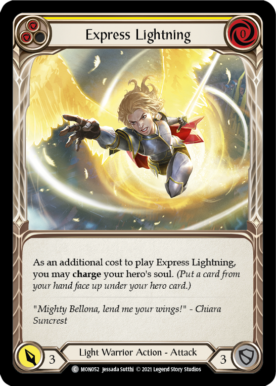 Express Lightning (Yellow) [MON052] 1st Edition Normal | Gamers Paradise