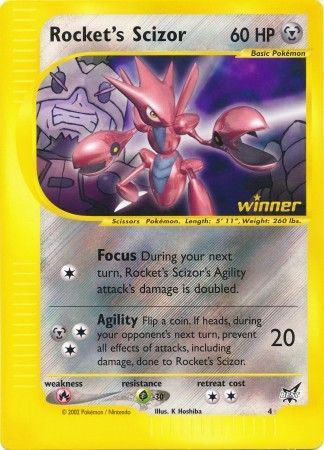 Rocket's Scizor (4) (Jumbo Card) [Best of Promos] | Gamers Paradise