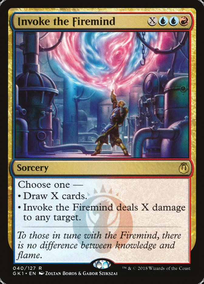 Invoke the Firemind [Guilds of Ravnica Guild Kit] | Gamers Paradise