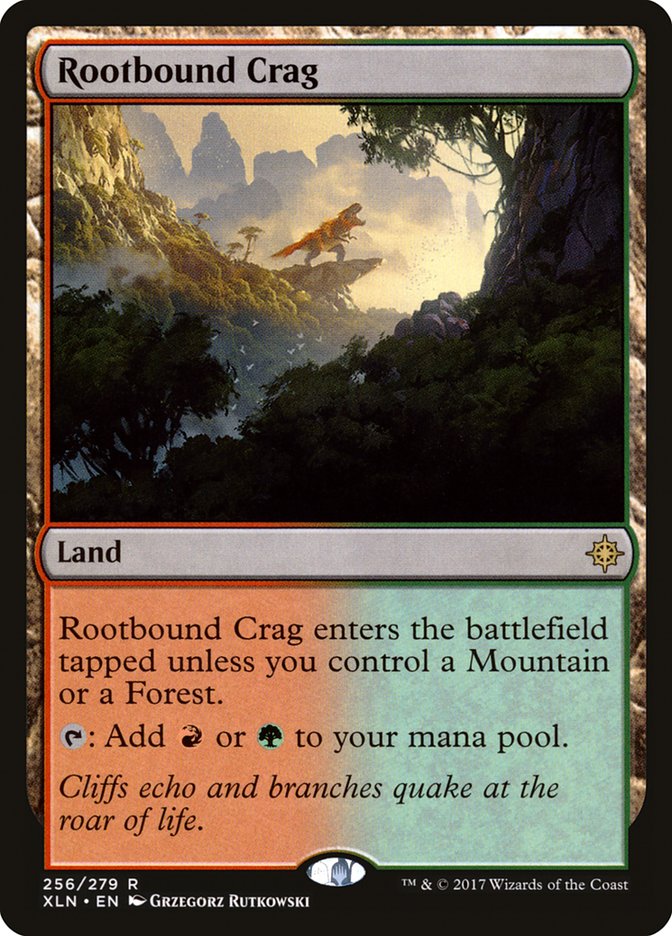 Rootbound Crag [Ixalan] | Gamers Paradise