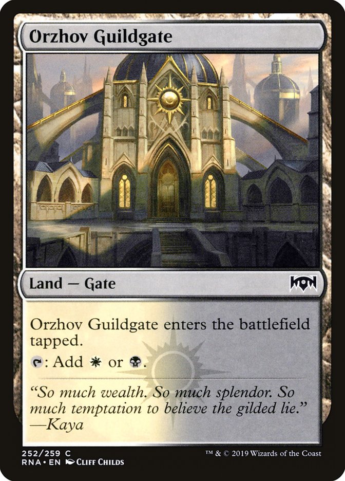 Orzhov Guildgate (252/259) [Ravnica Allegiance] | Gamers Paradise