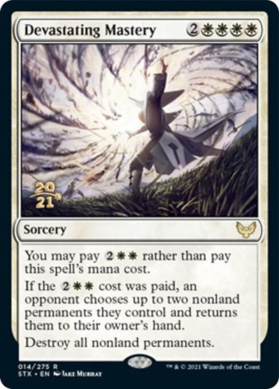 Devastating Mastery [Strixhaven: School of Mages Prerelease Promos] | Gamers Paradise