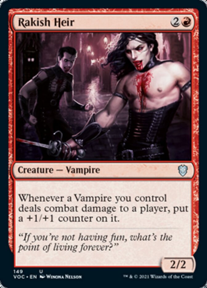 Rakish Heir [Innistrad: Crimson Vow Commander] | Gamers Paradise