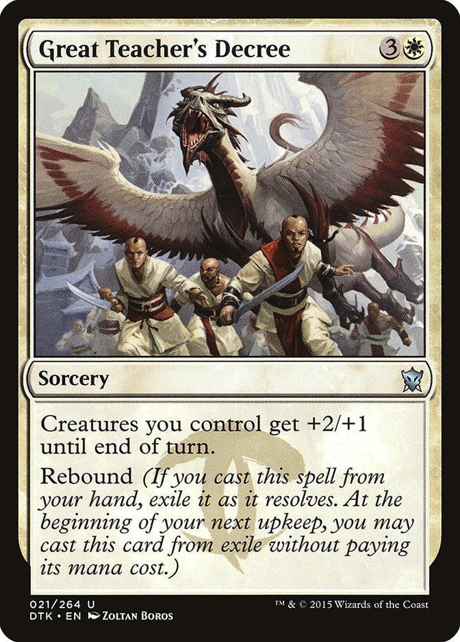 Great Teacher's Decree [Dragons of Tarkir] | Gamers Paradise