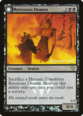 Ravenous Demon // Archdemon of Greed [Dark Ascension Prerelease Promos] | Gamers Paradise