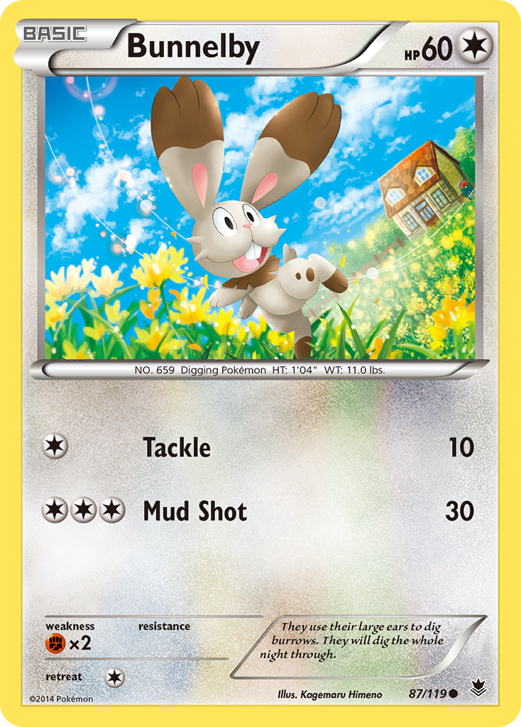 Bunnelby (87/119) [XY: Phantom Forces] | Gamers Paradise