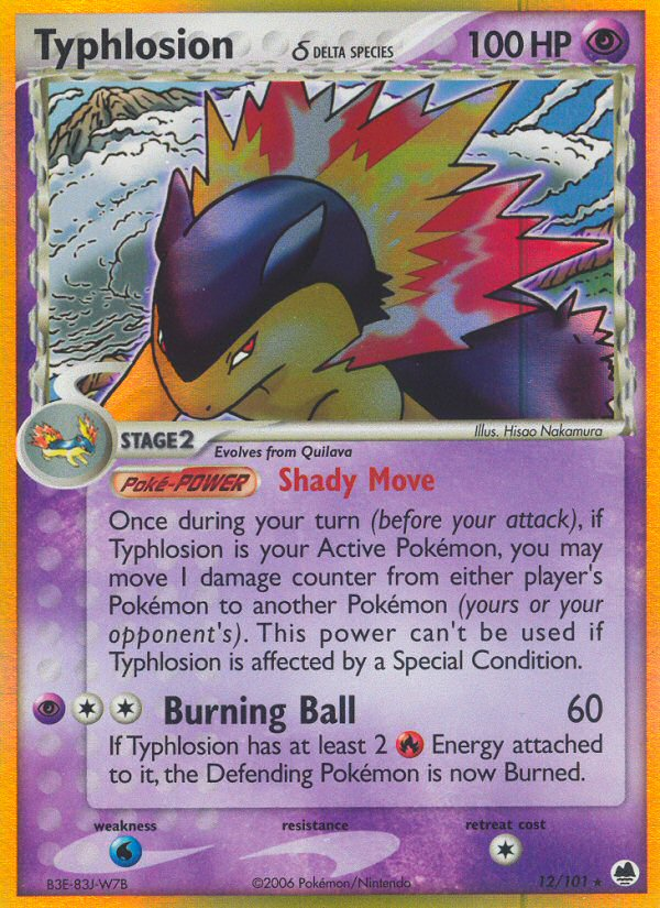 Typhlosion (12/101) (Delta Species) [EX: Dragon Frontiers] | Gamers Paradise