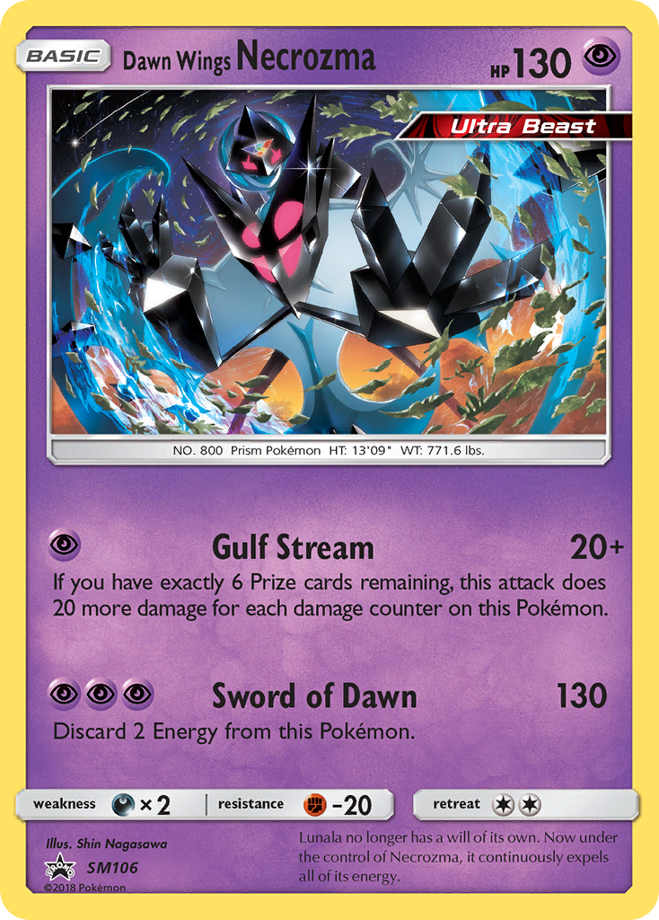 Dawn Wings Necrozma (SM106) [Sun & Moon: Black Star Promos] | Gamers Paradise