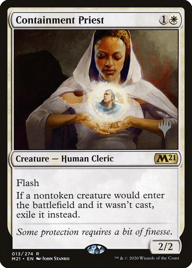 Containment Priest (Promo Pack) [Core Set 2021 Promos] | Gamers Paradise