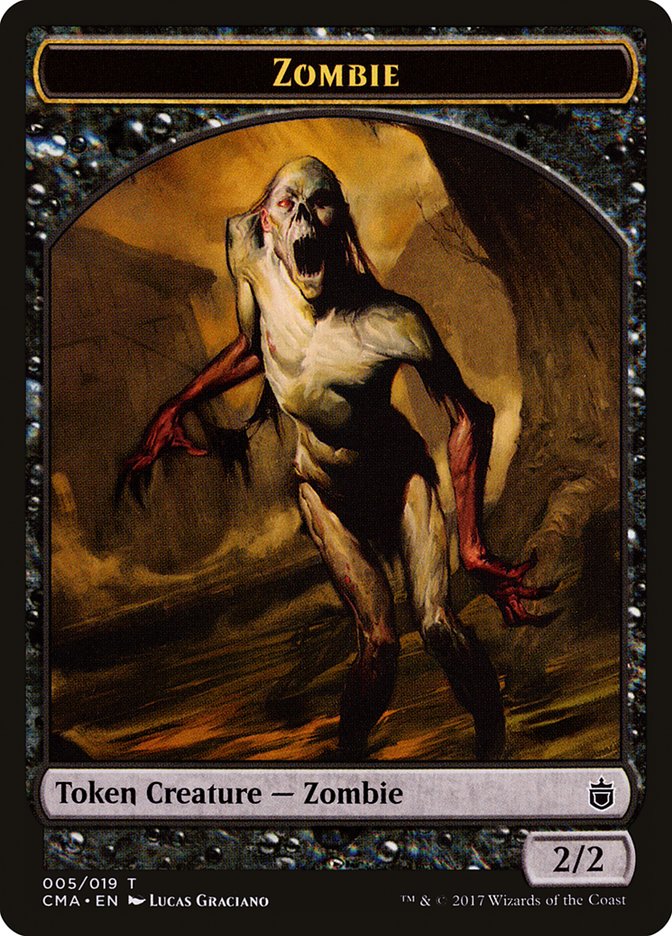 Zombie Token [Commander Anthology Tokens] | Gamers Paradise