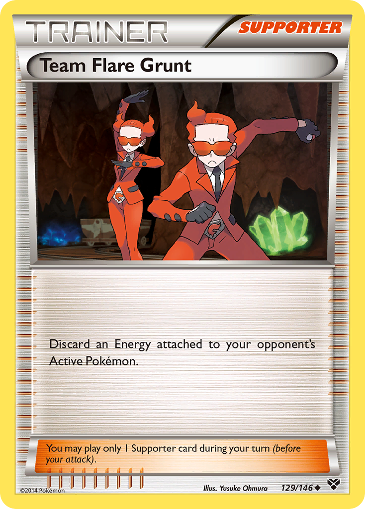 Team Flare Grunt (129/146) [XY: Base Set] | Gamers Paradise