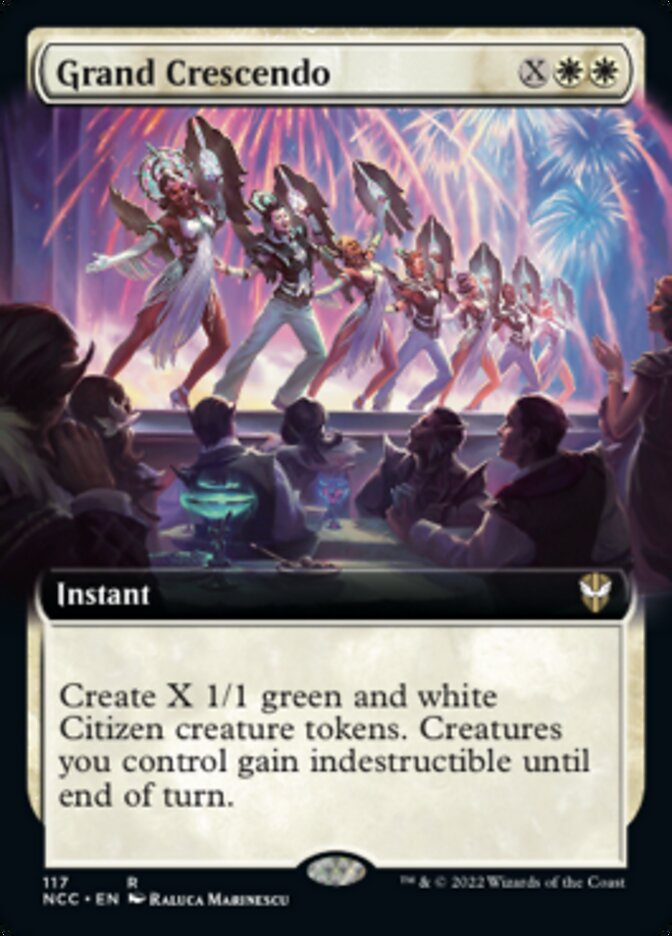 Grand Crescendo (Extended Art) [Streets of New Capenna Commander] | Gamers Paradise