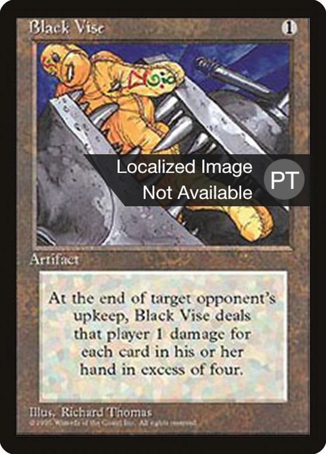 Black Vise [Fourth Edition (Foreign Black Border)] | Gamers Paradise