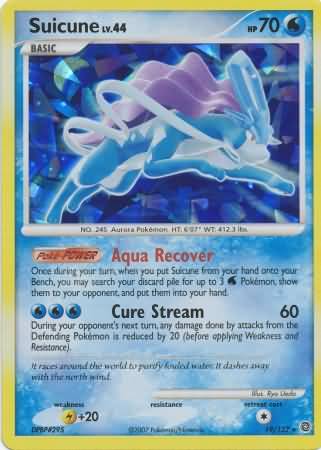 Suicune (19/132) (Cracked Ice Holo) [Diamond & Pearl: Secret Wonders] | Gamers Paradise