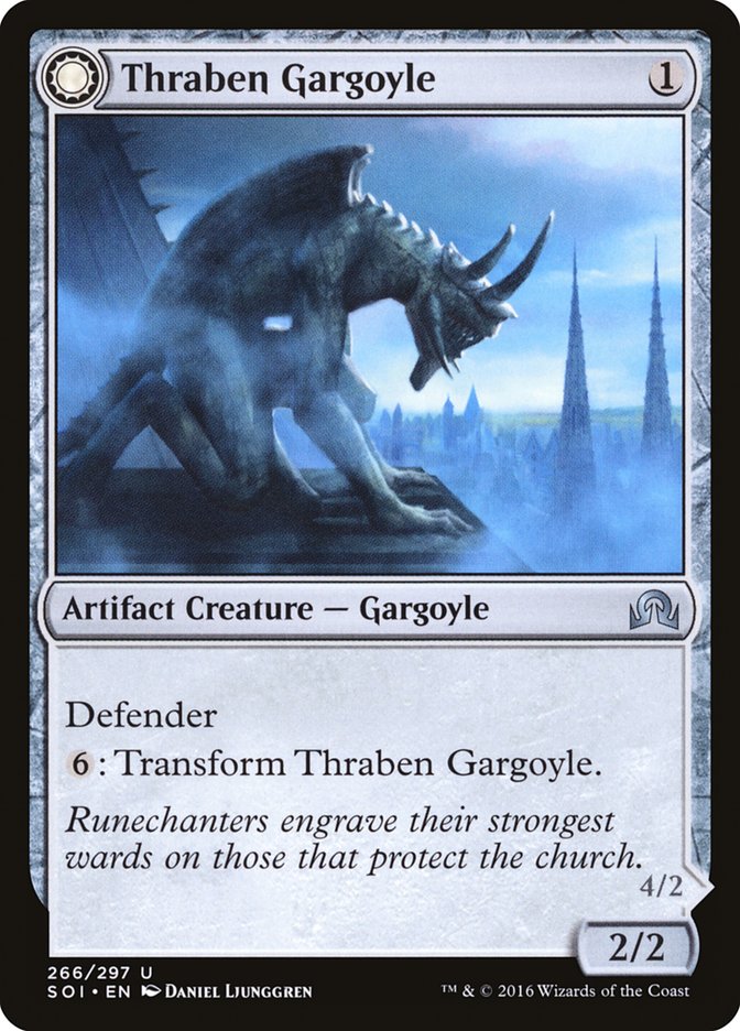 Thraben Gargoyle // Stonewing Antagonizer [Shadows over Innistrad] | Gamers Paradise