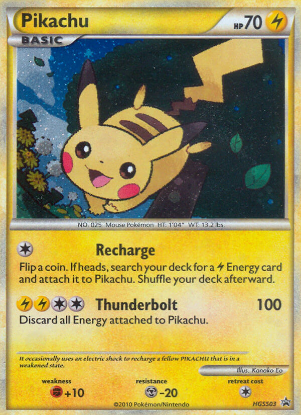 Pikachu (HGSS03) [HeartGold & SoulSilver: Black Star Promos] | Gamers Paradise