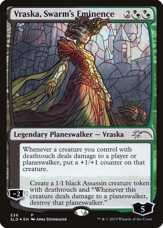 Vraska, Swarm's Eminence (Stained Glass) [Secret Lair Drop Promos] | Gamers Paradise