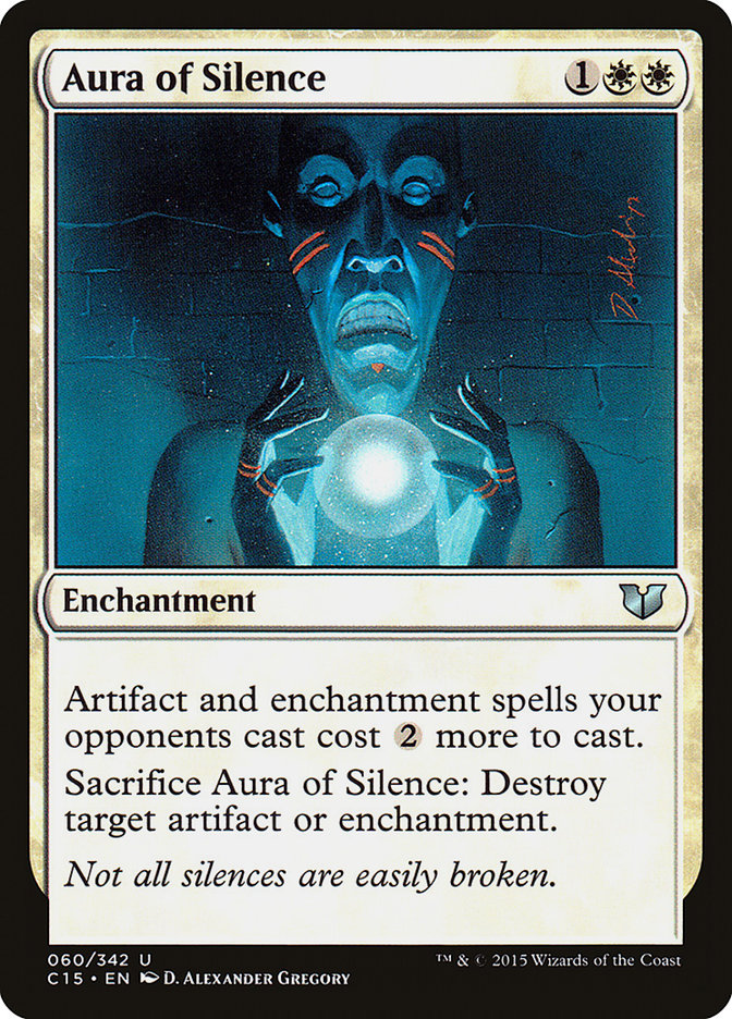 Aura of Silence [Commander 2015] | Gamers Paradise