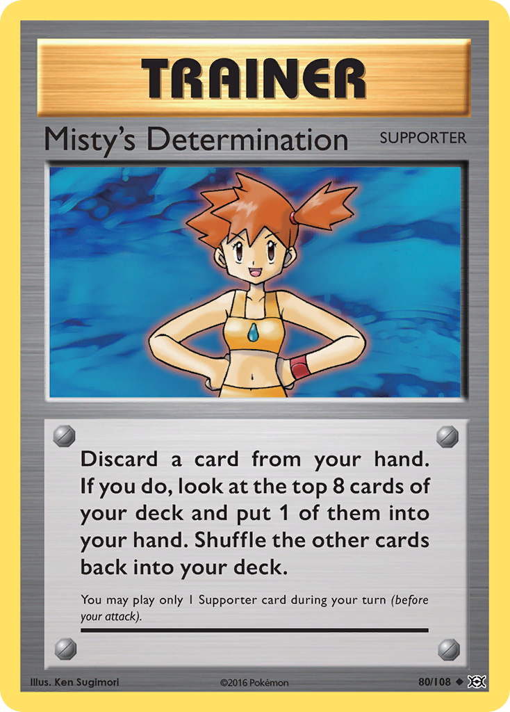 Misty's Determination (80/108) [XY: Evolutions] | Gamers Paradise