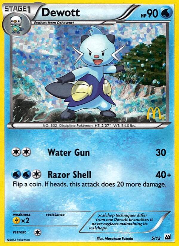 Dewott (5/12) [McDonald's Promos: 2012 Collection] | Gamers Paradise