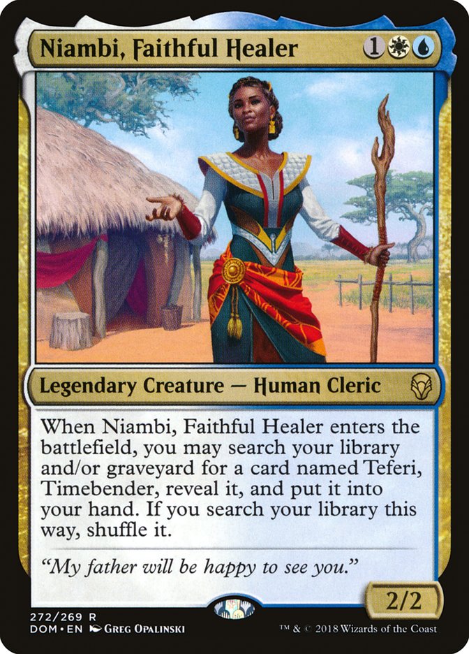 Niambi, Faithful Healer [Dominaria] | Gamers Paradise