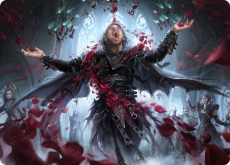 Bloodsoaked Reveler Art Card [Innistrad: Crimson Vow Art Series] | Gamers Paradise