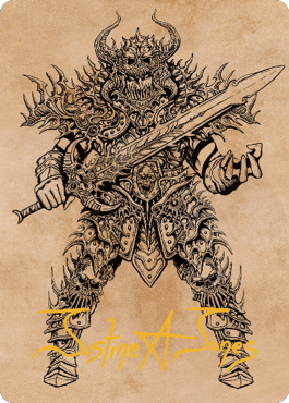 Sarevok, Deathbringer Art Card (Gold-Stamped Signature) [Commander Legends: Battle for Baldur's Gate Art Series] | Gamers Paradise
