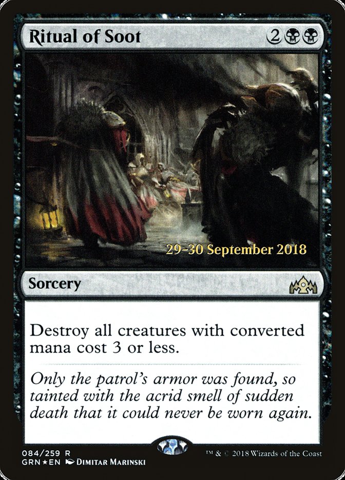 Ritual of Soot [Guilds of Ravnica Prerelease Promos] | Gamers Paradise