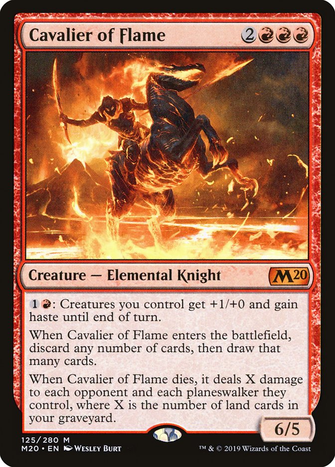 Cavalier of Flame [Core Set 2020] | Gamers Paradise