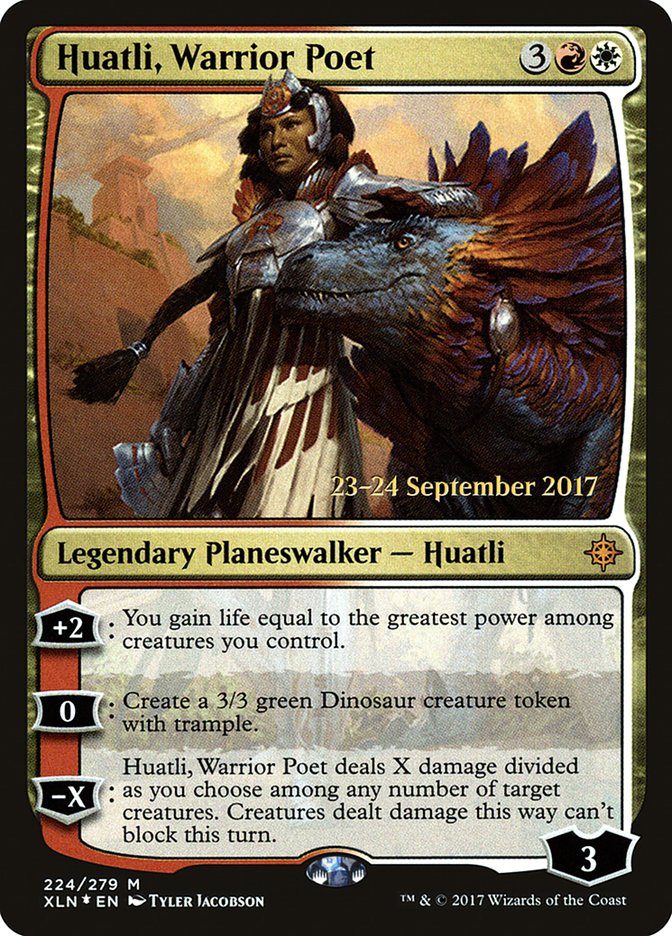 Huatli, Warrior Poet [Ixalan Prerelease Promos] | Gamers Paradise