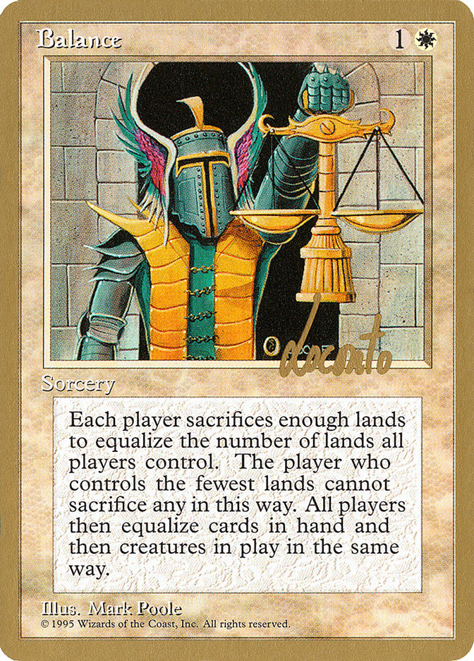 Balance (Michael Loconto) [Pro Tour Collector Set] | Gamers Paradise