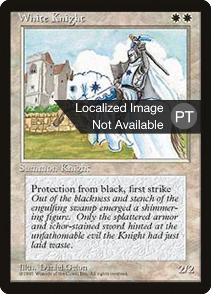 White Knight [Fourth Edition (Foreign Black Border)] | Gamers Paradise