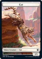 Cat // Plant Double-Sided Token [Zendikar Rising Tokens] | Gamers Paradise