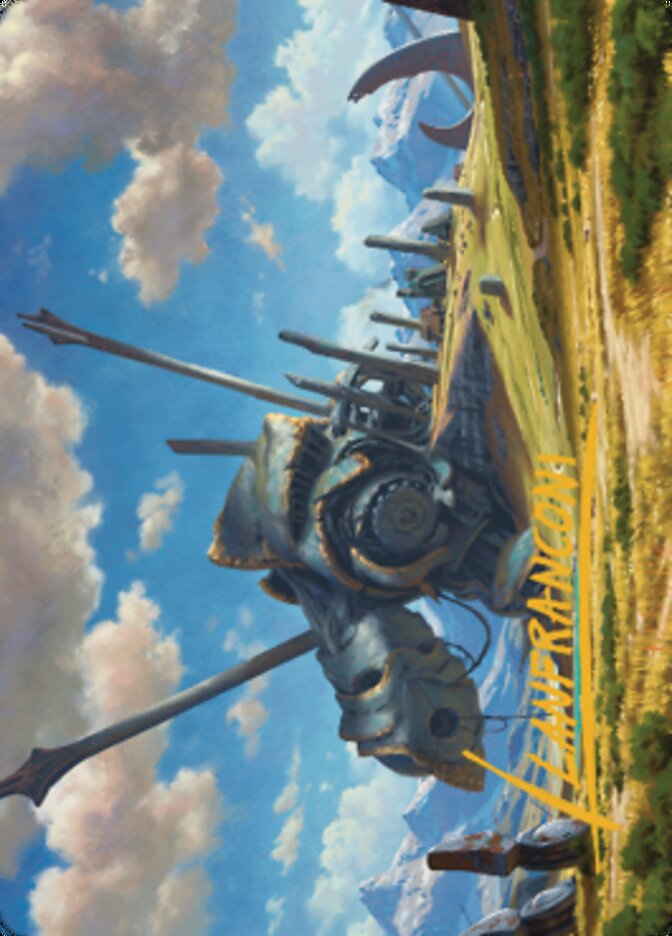 Plains Art Card 1 (Gold-Stamped Signature) [Dominaria United Art Series] | Gamers Paradise