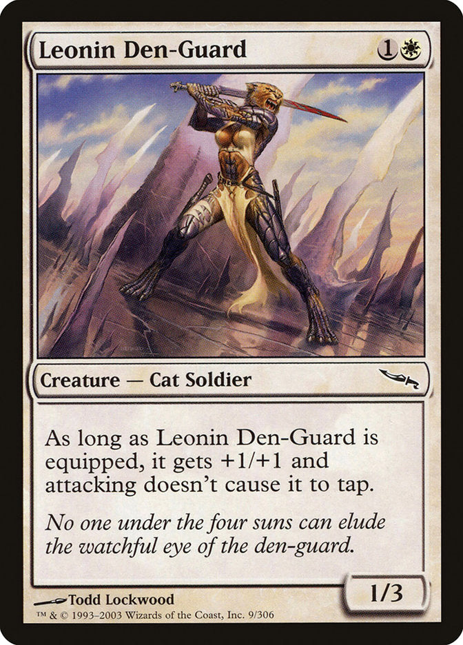 Leonin Den-Guard [Mirrodin] | Gamers Paradise