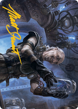 Delver of Secrets Art Card (Gold-Stamped Signature) [Innistrad: Midnight Hunt Art Series] | Gamers Paradise