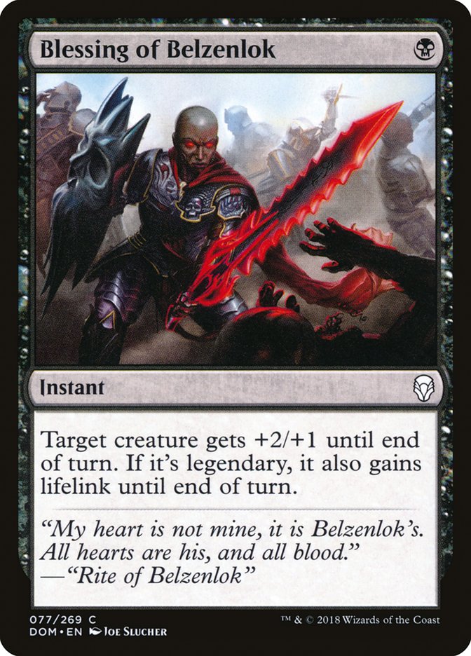 Blessing of Belzenlok [Dominaria] | Gamers Paradise