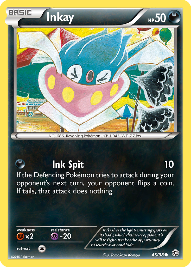 Inkay (45/98) [XY: Ancient Origins] | Gamers Paradise