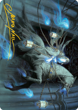 Patrician Geist Art Card (Gold-Stamped Signature) [Innistrad: Midnight Hunt Art Series] | Gamers Paradise