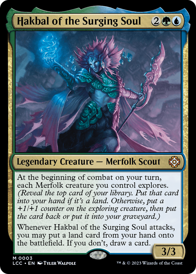 Hakbal of the Surging Soul [The Lost Caverns of Ixalan Commander] | Gamers Paradise