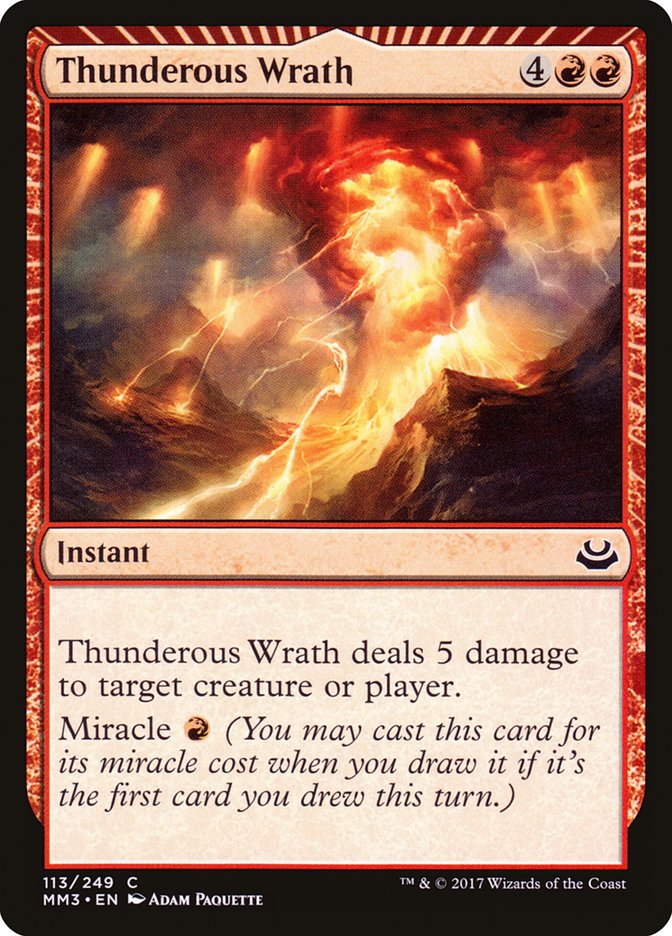 Thunderous Wrath [Modern Masters 2017] | Gamers Paradise