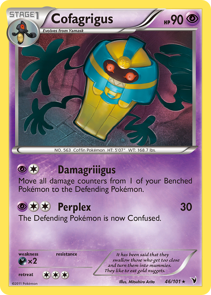 Cofagrigus (46/101) [Black & White: Noble Victories] | Gamers Paradise