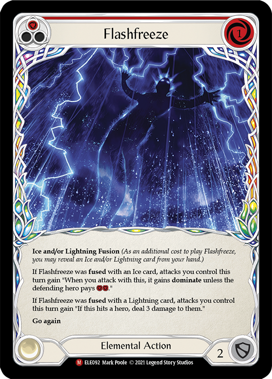 Flashfreeze [ELE092] (Tales of Aria)  1st Edition Rainbow Foil | Gamers Paradise