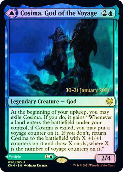 Cosima, God of the Voyage // The Omenkeel [Kaldheim Prerelease Promos] | Gamers Paradise