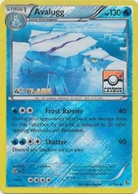 Avalugg (31/106) (League Promo 4th Place) [XY: Flashfire] | Gamers Paradise