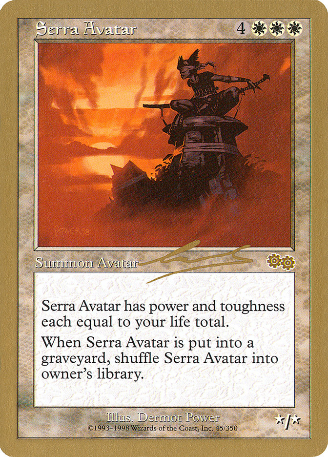 Serra Avatar (Nicolas Labarre) [World Championship Decks 2000] | Gamers Paradise