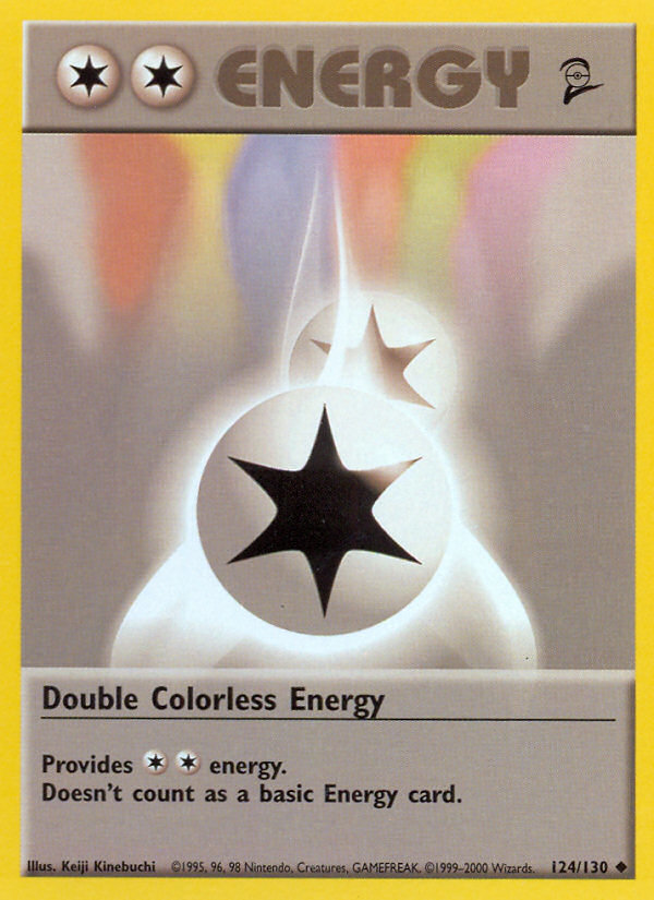 Double Colorless Energy (124/130) [Base Set 2] | Gamers Paradise