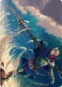 Tazeem Roilmage Art Card [Zendikar Rising Art Series] | Gamers Paradise