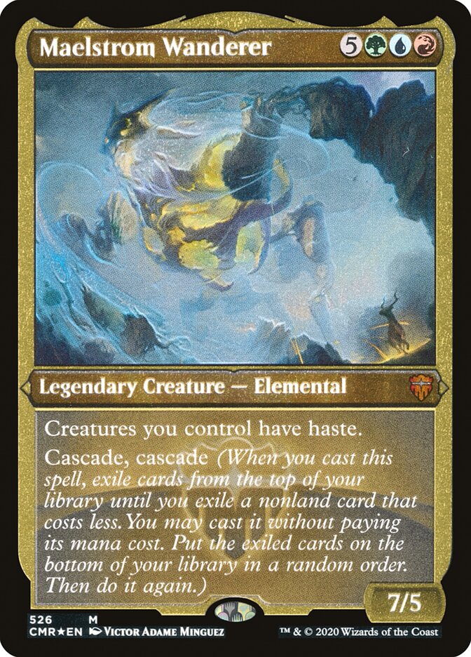 Maelstrom Wanderer (Etched) [Commander Legends] | Gamers Paradise